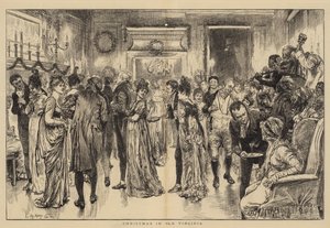 Navidad en la vieja Virginia de Edwin Austin Abbey
